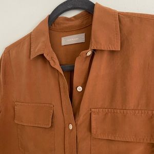 Everlane Relaxed Clean Silk Shirt 00